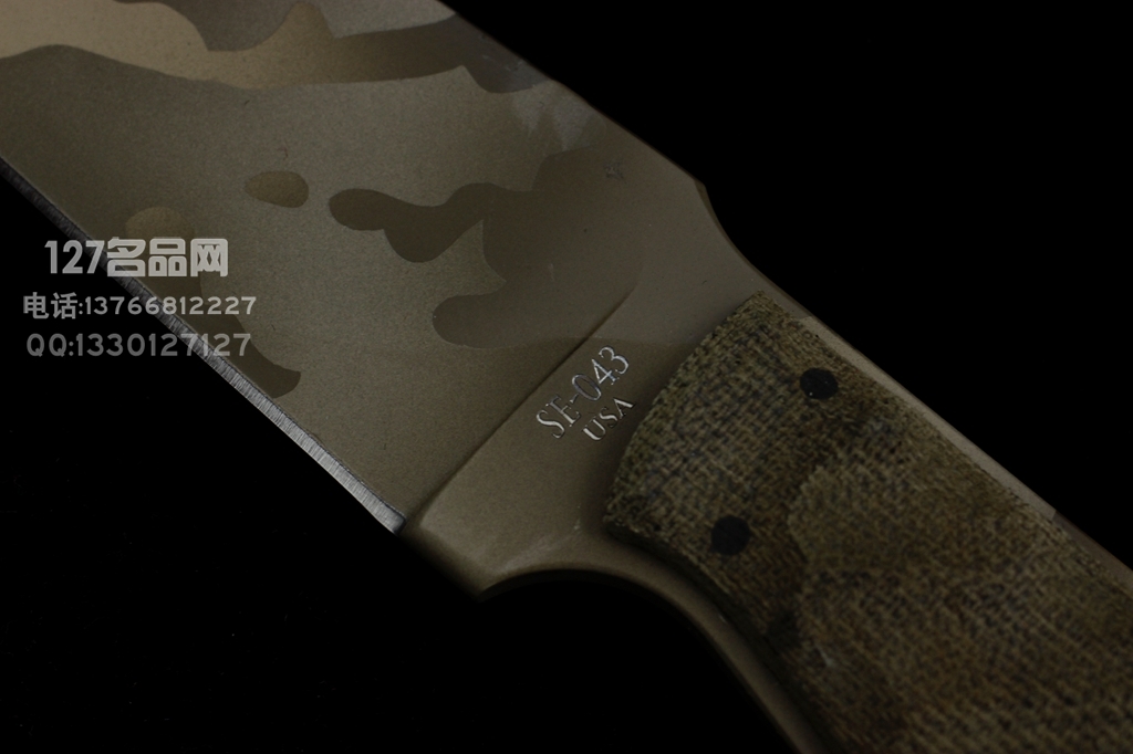 WINKLER KNIVES 美国温克勒 虎纹迷彩 爆裂之矛 