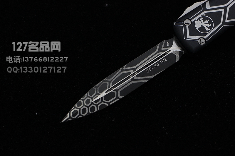 美国微技术Microtech  UT-70定制版 迷你双锋直跳