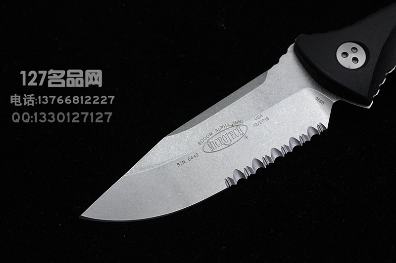 美国微技术Microtech Socom Alpha 海报突击队精英直刀