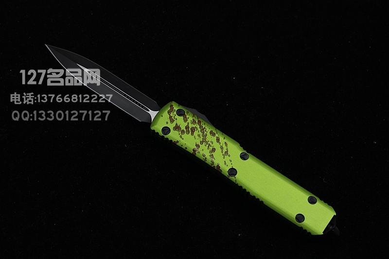 美国微技术Microtech Zombie-Tech 122-1Z僵尸双刃直跳