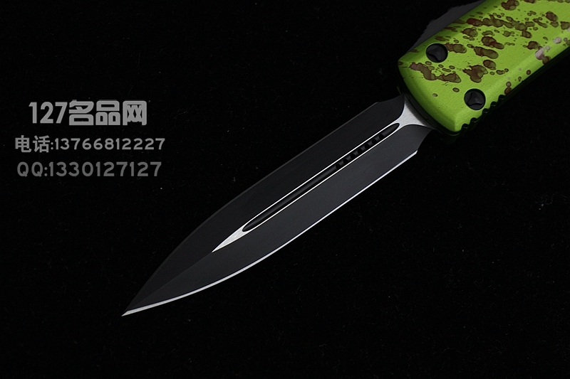 美国微技术Microtech Zombie-Tech 122-1Z僵尸双刃直跳
