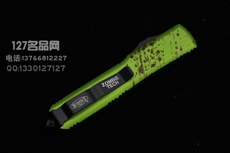 美国微技术Microtech Zombie-Tech 122-1Z僵尸双刃直跳
