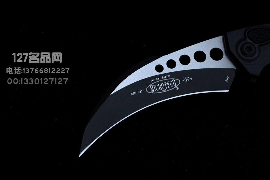 美国微技术Microtech 166-10 HAWK 全自动鹰爪 204P