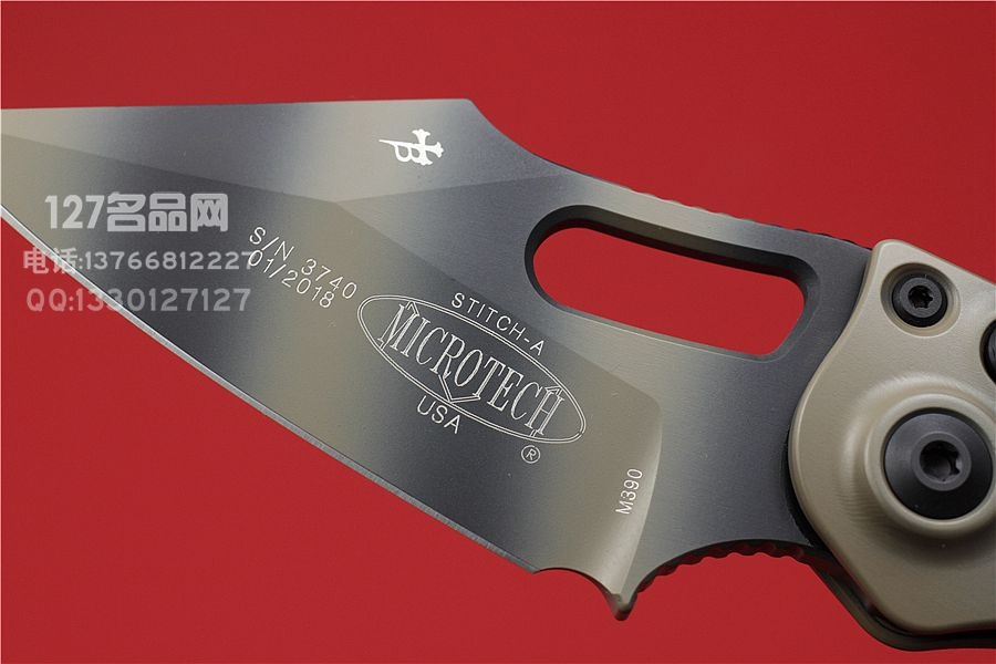 ​Microtech/Borka 微技术/博卡 丛林泰坦迷彩涂层 Stitch 史迪奇
