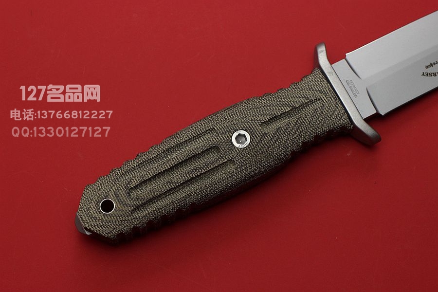 德国博克Boker 阿普盖特 5.5寸军版 米卡塔双刃战斗匕首