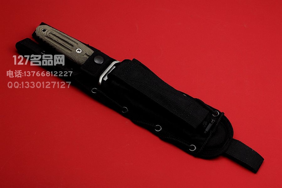 德国博克Boker 阿普盖特 5.5寸军版 米卡塔双刃战斗匕首