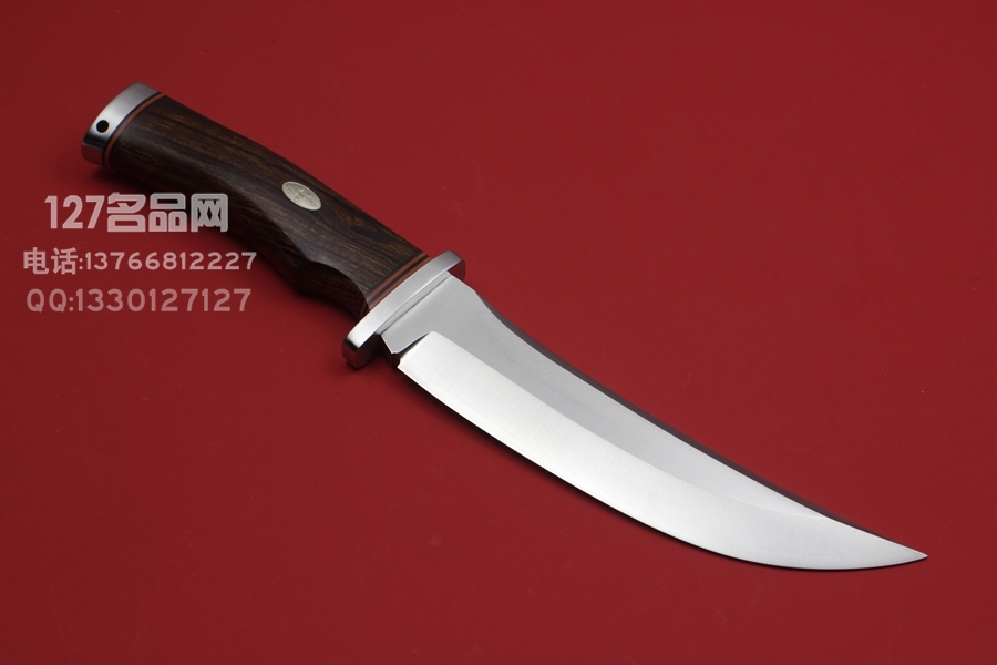 瑞典FK Fallkniven V1L 火山之刃 波斯弯刀 3G粉末钢 黄檀木柄