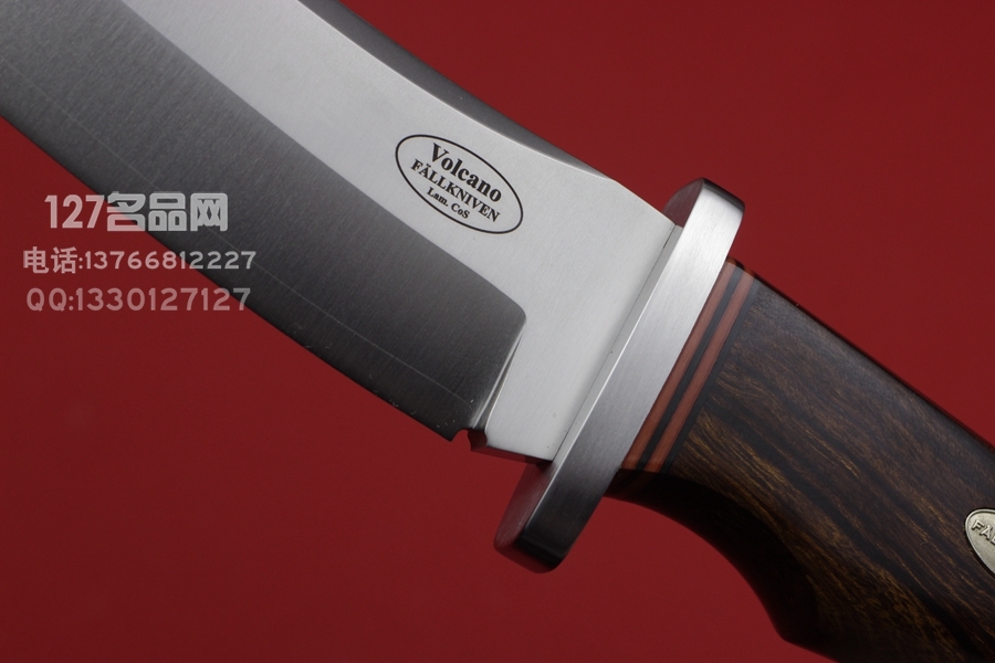 瑞典FK Fallkniven V1L 火山之刃 波斯弯刀 3G粉末钢 黄檀木柄