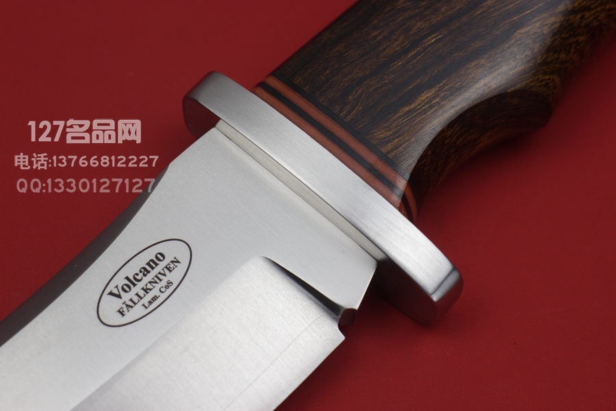 瑞典FK Fallkniven V1L 火山之刃 波斯弯刀 3G粉末钢 黄檀木柄