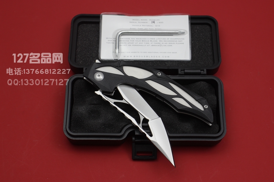 美国布洛斯Brous blades限量500把 D2材质非常犀利