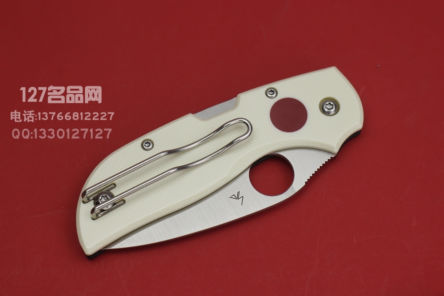 Spyderco 美国蜘蛛 C152GSMP 双色G10手柄 日月星辉 贝母镶嵌