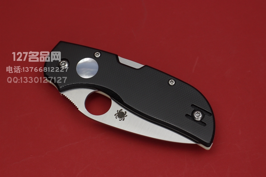 Spyderco 美国蜘蛛 C152GSMP 双色G10手柄 日月星辉 贝母镶嵌