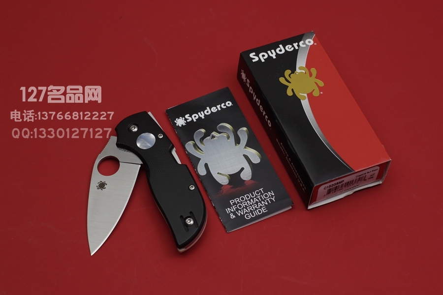 Spyderco 美国蜘蛛 C152GSMP 双色G10手柄 日月星辉 贝母镶嵌