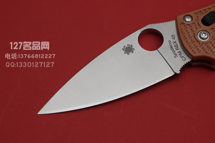 Spyderco  美国蜘蛛 C101GPBORE2 定制限量版CPM-REX45