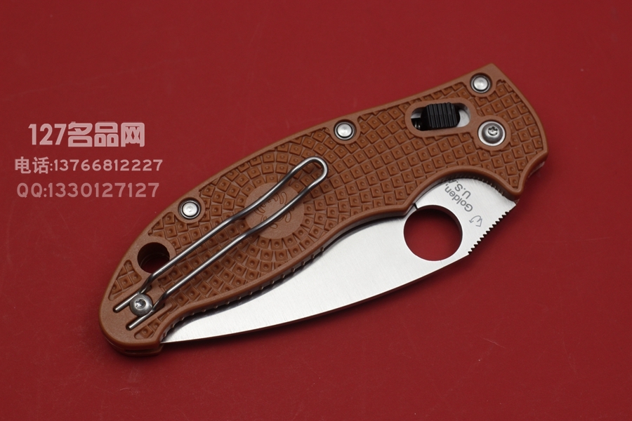 Spyderco  美国蜘蛛 C101GPBORE2 定制限量版CPM-REX45