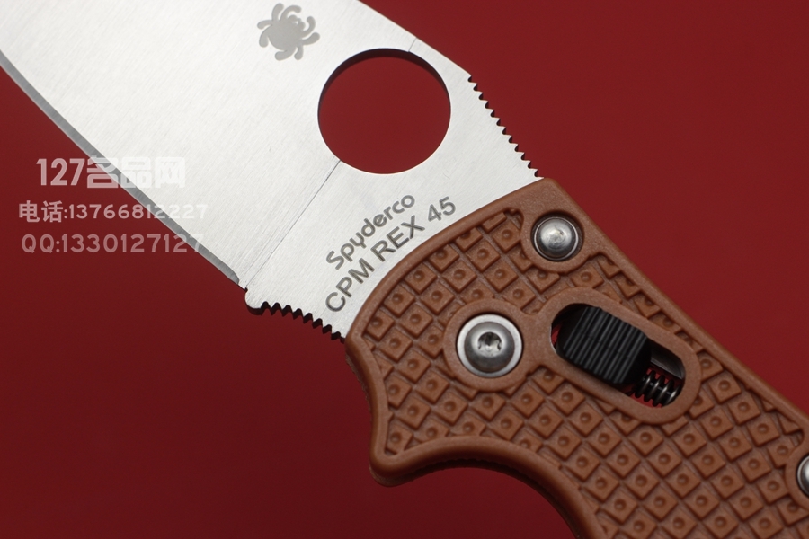 Spyderco  美国蜘蛛 C101GPBORE2 定制限量版CPM-REX45