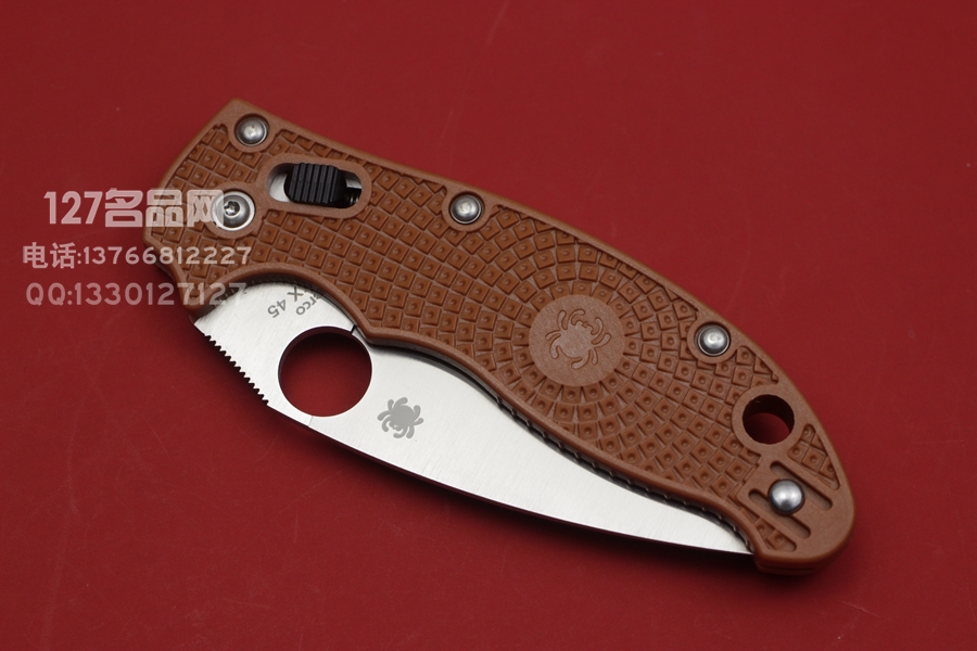Spyderco  美国蜘蛛 C101GPBORE2 定制限量版CPM-REX45