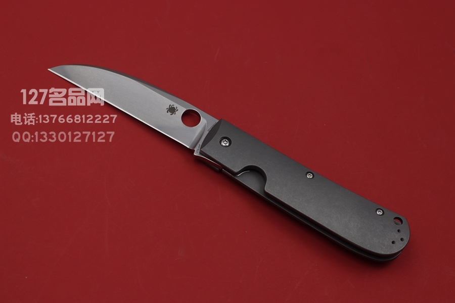 Spyderco 美国蜘蛛C249TIP MS合作款 CTSXHP钢材 钛合金柄