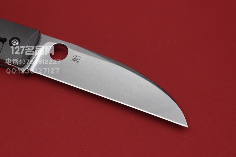 Spyderco 美国蜘蛛C249TIP MS合作款 CTSXHP钢材 钛合金柄