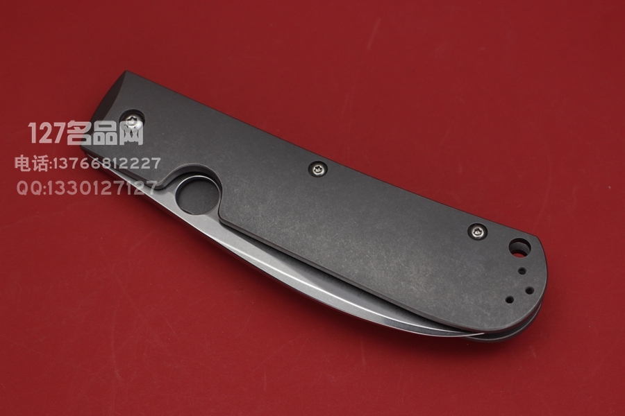 Spyderco 美国蜘蛛C249TIP MS合作款 CTSXHP钢材 钛合金柄
