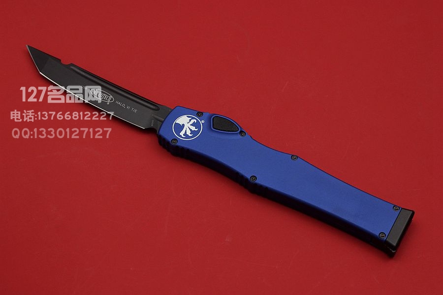 美国微技术Microtech Halo VI M390钢材 签名版半自动强劲直跳