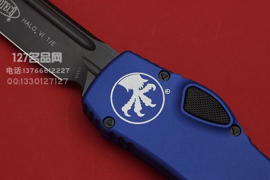 美国微技术Microtech Halo VI M390钢材 签名版半自动强劲直跳