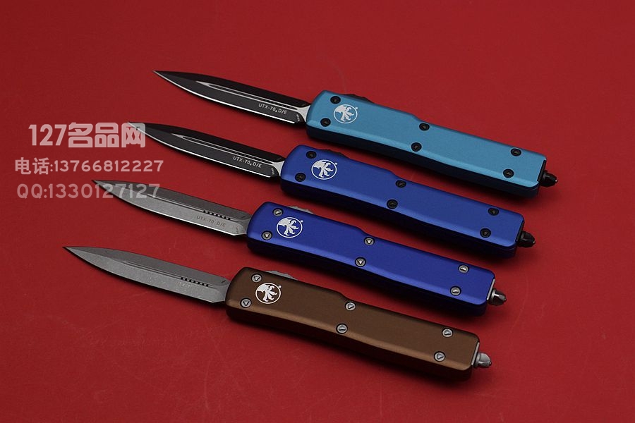 美国微技术Microtech  UT-70 迷你版 全自动双刃直跳 