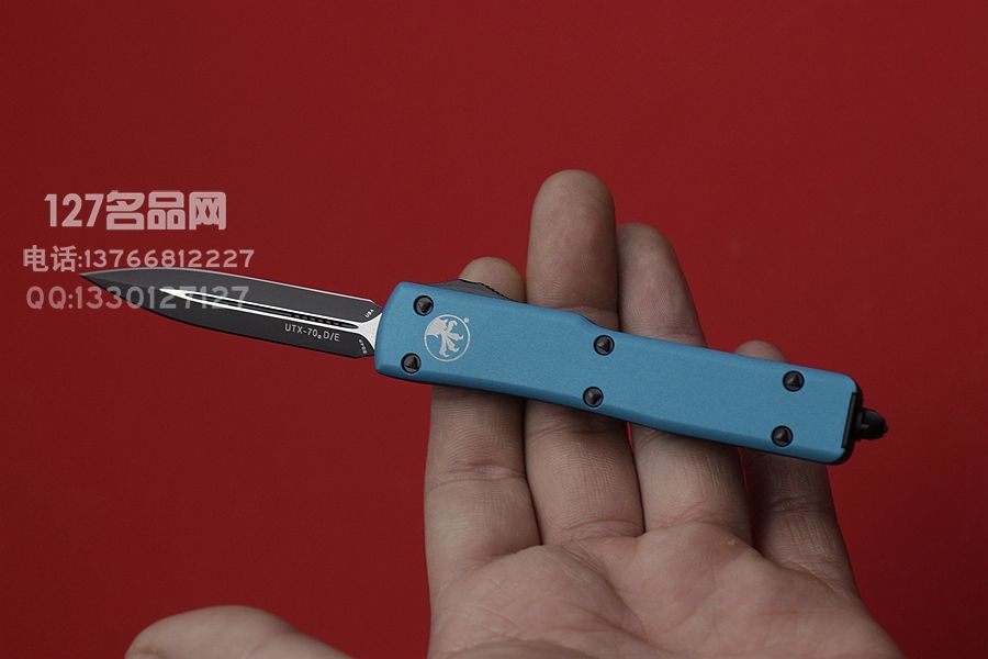 美国微技术Microtech  UT-70 迷你版 全自动双刃直跳 