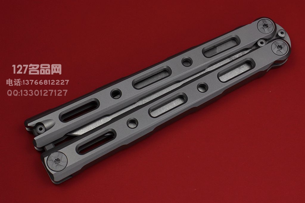 美国蝴蝶Benchmade 85钛柄蝴蝶甩刀 CPM-S30V