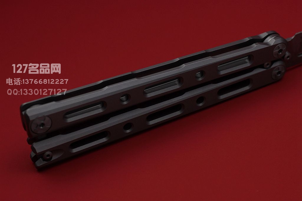 美国蝴蝶Benchmade 85钛柄蝴蝶甩刀 CPM-S30V