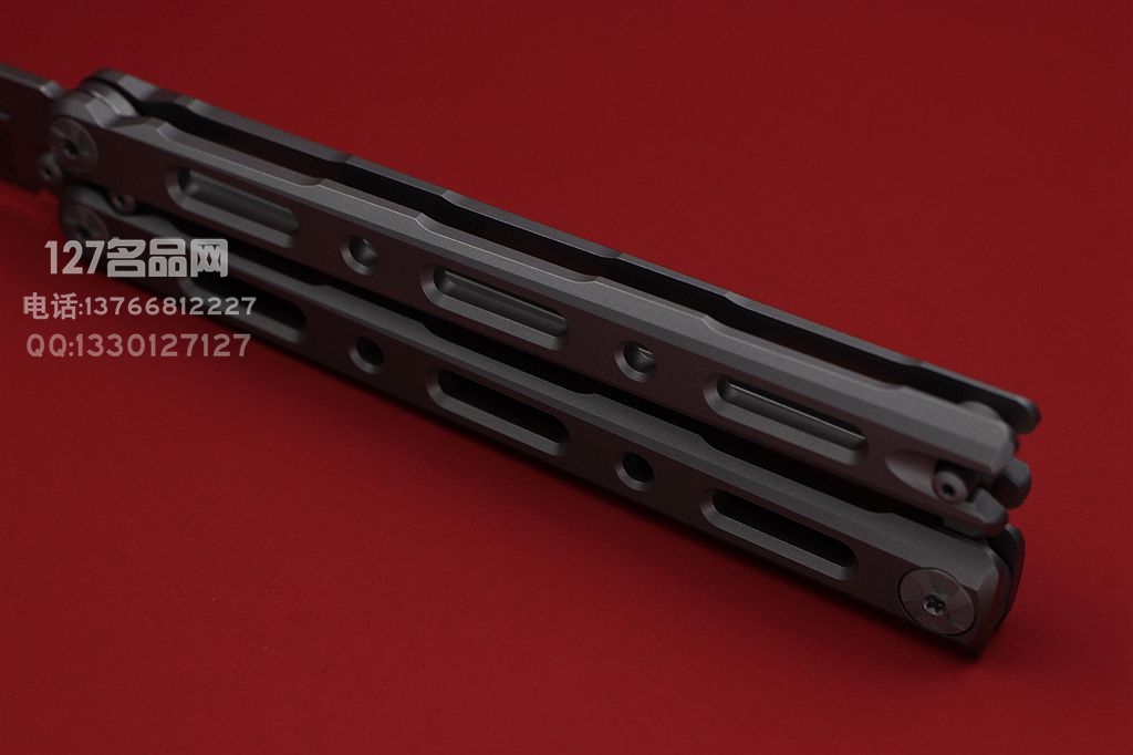 美国蝴蝶Benchmade 85钛柄蝴蝶甩刀 CPM-S30V