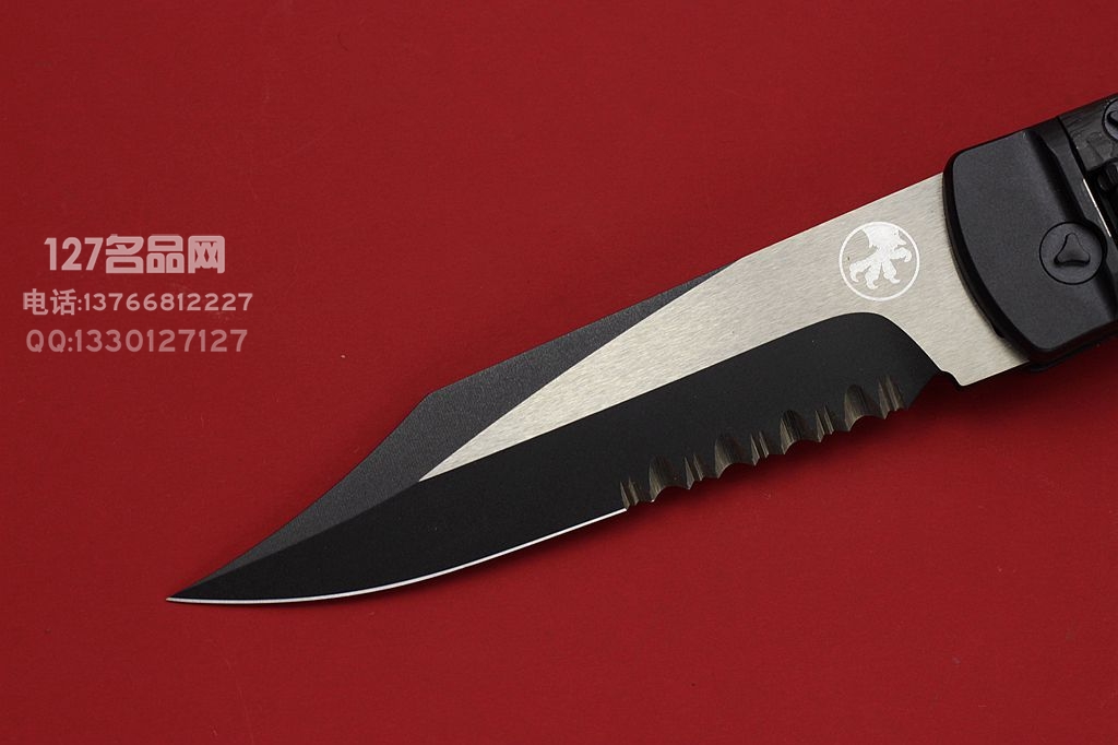 美国微技术Microtech 绝版眼镜蛇侧跳 S35VN 碳纤维手柄