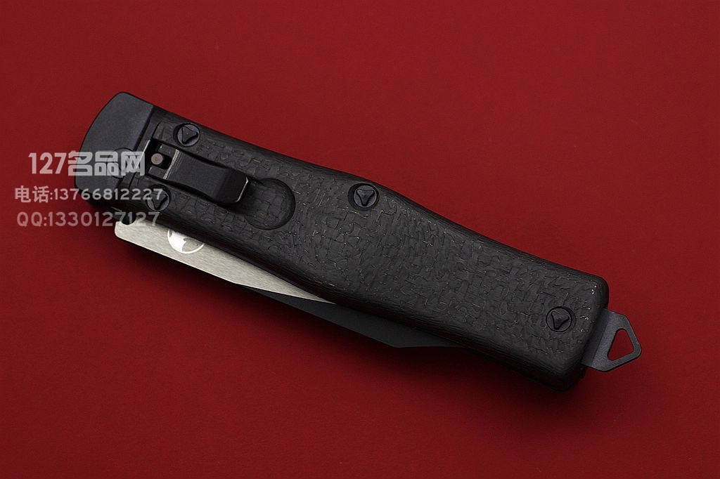 美国微技术Microtech 绝版眼镜蛇侧跳 S35VN 碳纤维手柄