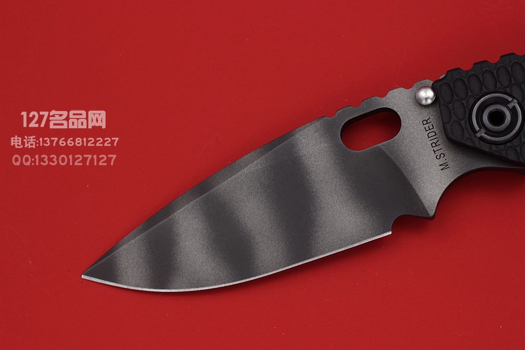 美国挺进者Strider SNG虎纹版战术折刀 PSF-27钢
