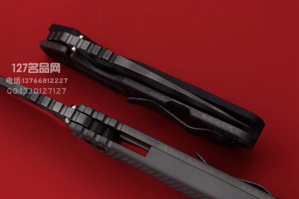 美国挺进者Strider SNG虎纹版战术折刀 PSF-27钢