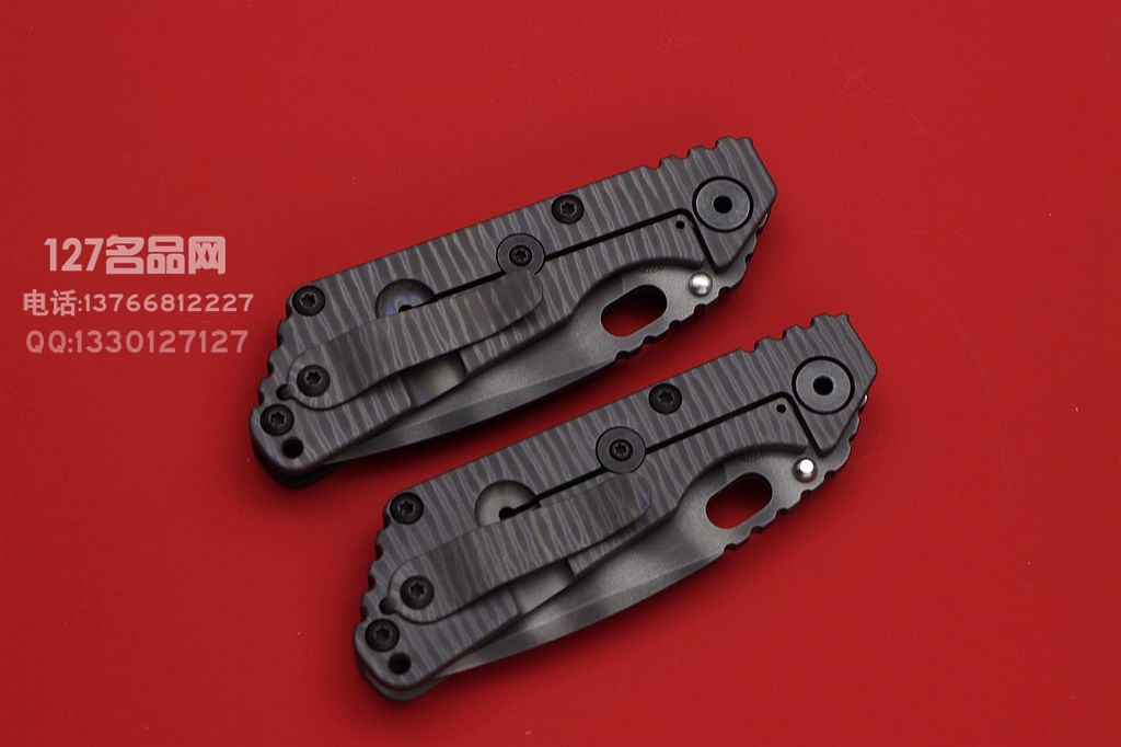 美国挺进者Strider SNG虎纹版战术折刀 PSF-27钢