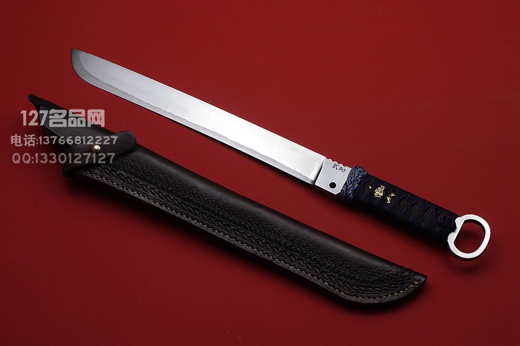 Fornax 华诺手工 武彻 大马士革刃材 覆土烧刃 绳柄 汉环首
