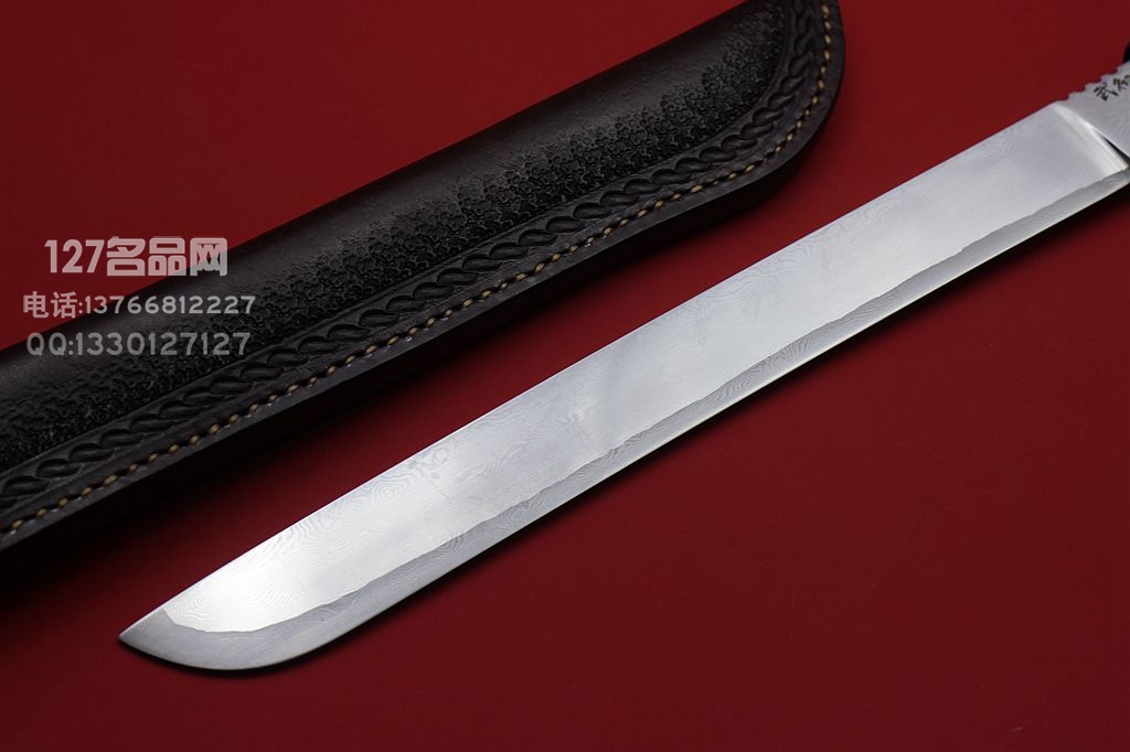 Fornax 华诺手工 武彻 大马士革刃材 覆土烧刃 绳柄 汉环首