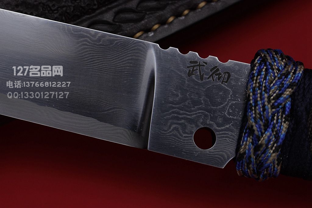 Fornax 华诺手工 武彻 大马士革刃材 覆土烧刃 绳柄 汉环首