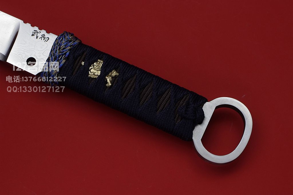 Fornax 华诺手工 武彻 大马士革刃材 覆土烧刃 绳柄 汉环首