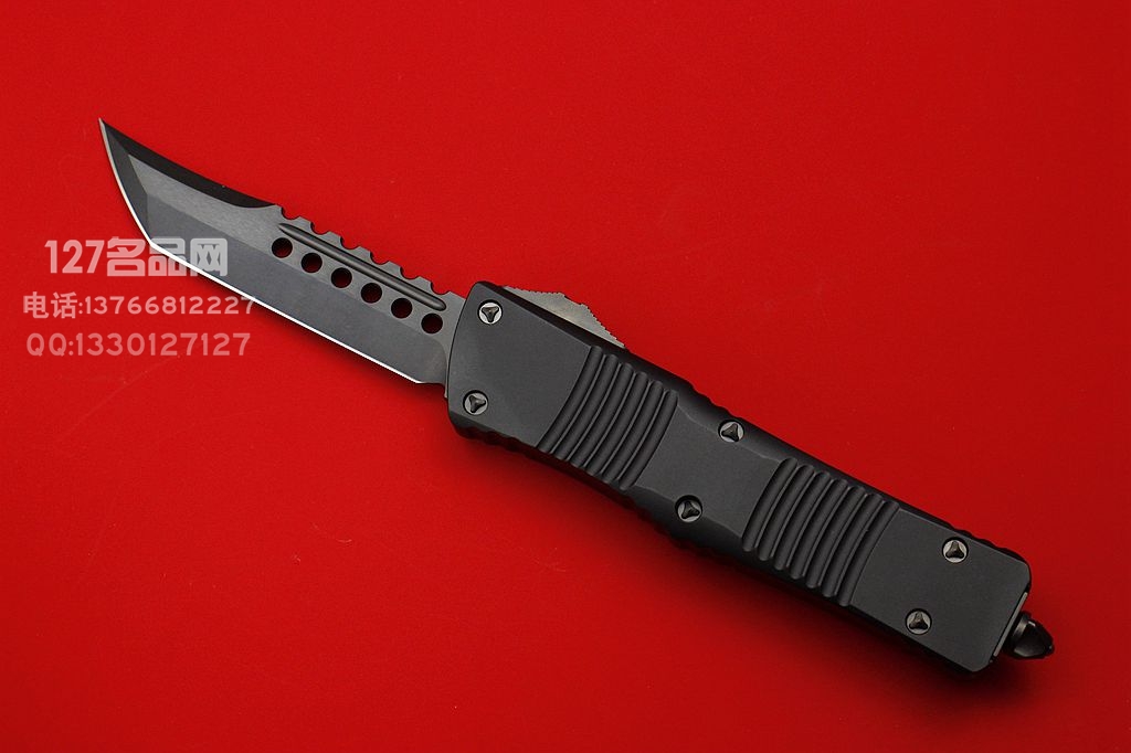 美国微技术Microtech  签名版地狱犬DLC涂层 小剑标