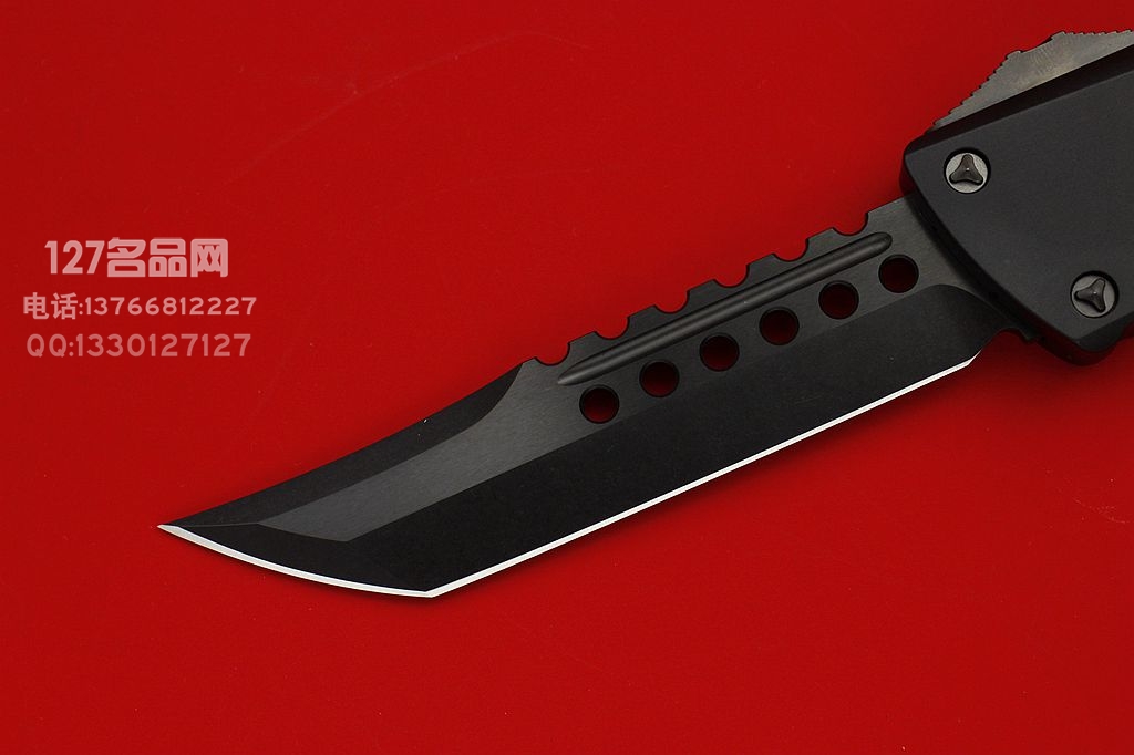 美国微技术Microtech  签名版地狱犬DLC涂层 小剑标