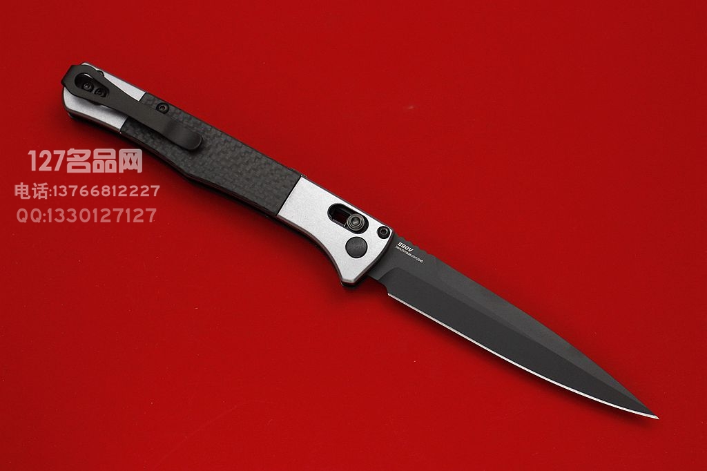 美国Benchmade蝴蝶 最新品 侧跳4170BK S90V
