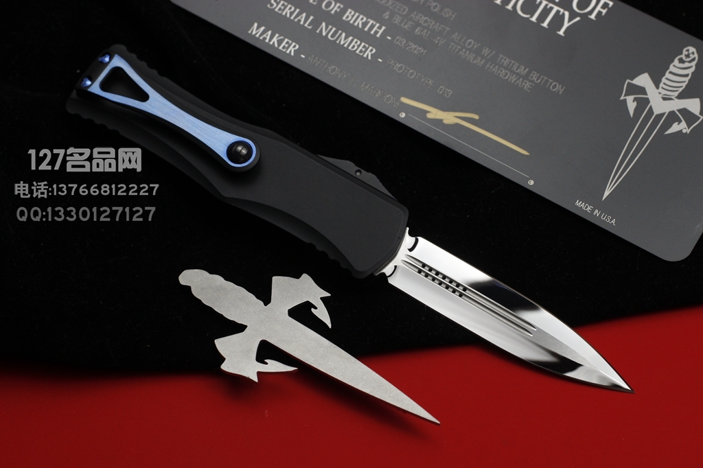 Microtech 美国微技术 Hera赫拉女神 镜面原型 M390剑标