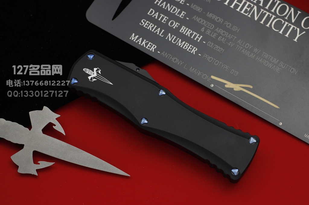 Microtech 美国微技术 Hera赫拉女神 镜面原型 M390剑标
