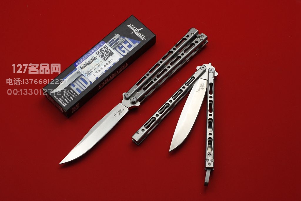 Cold Steel美国 冷钢 蝴蝶甩刀 58UA CPM-S35VN 
