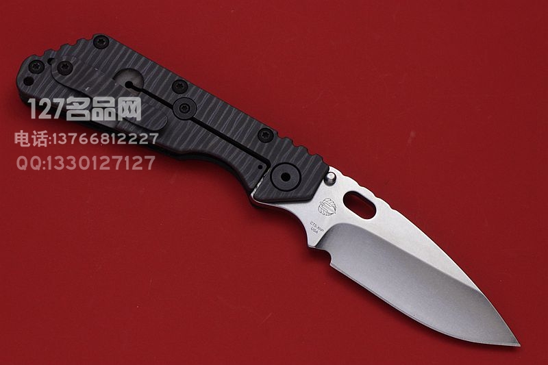 美国挺进者Strider SMF 石洗 G10手柄战术折刀