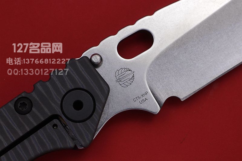 美国挺进者Strider SMF 石洗 G10手柄战术折刀