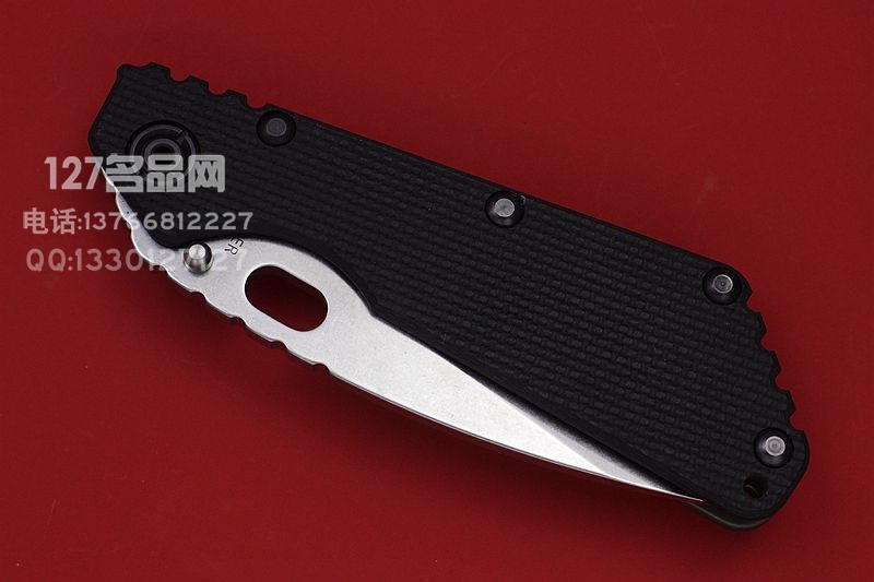 美国挺进者Strider SMF 石洗 G10手柄战术折刀