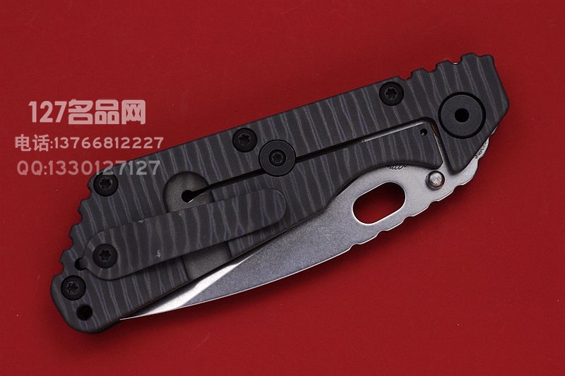 美国挺进者Strider SMF 石洗 G10手柄战术折刀